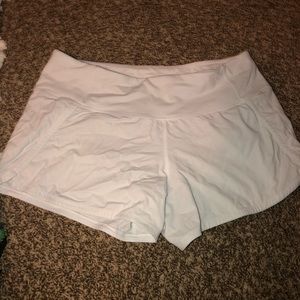 White lululemon shorts